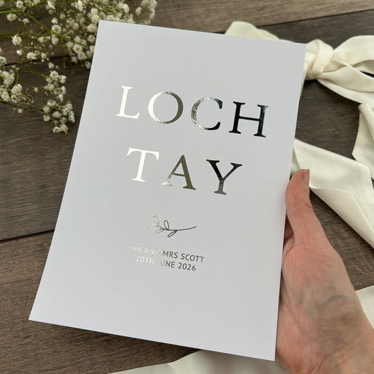 Table Names Foiled Signs / Gold, Silver or Rose Gold Foil / Style Grace