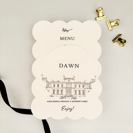 Grace Circular Place Card