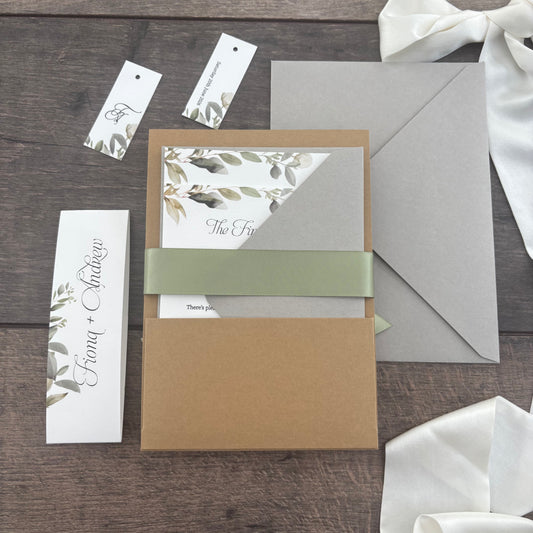 Fiona Invitation with Back Pocket