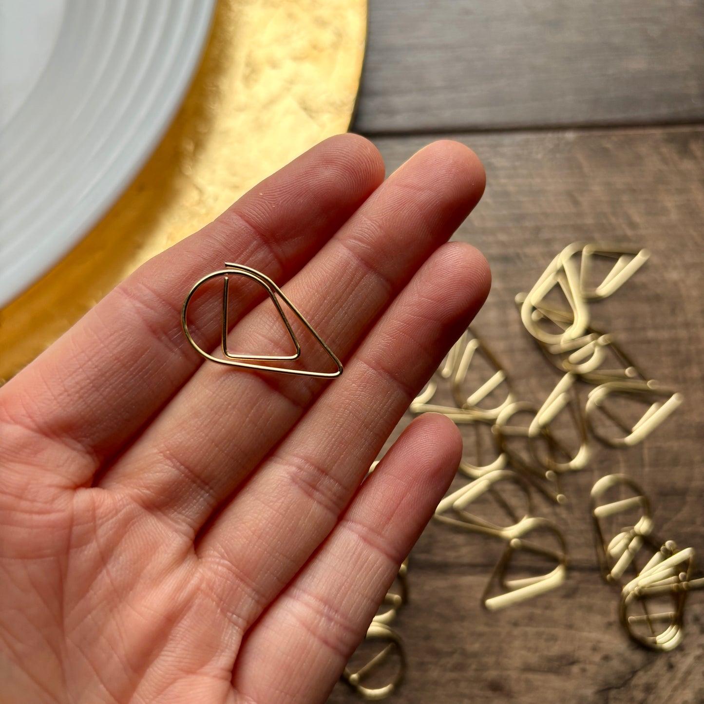 Printed Wedding Menu with Place Card and Clip option / Style Eva