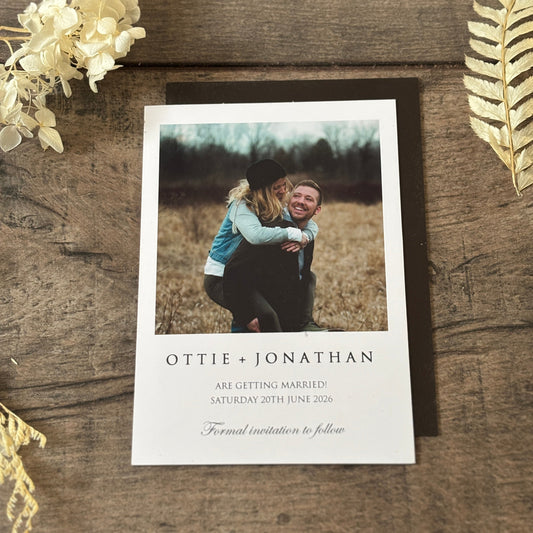 Ottie Save the Date front and back