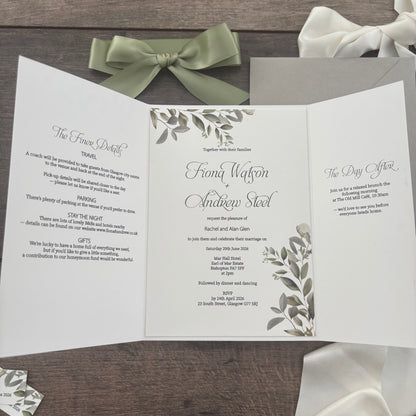 Gatefold botanical - Style Fiona