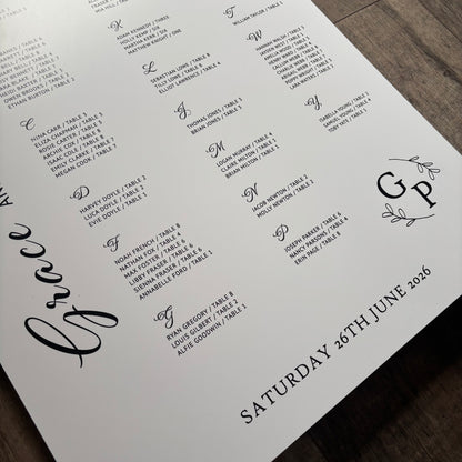 Table Plan / Style Grace