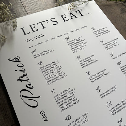 Table Plan / Style Grace