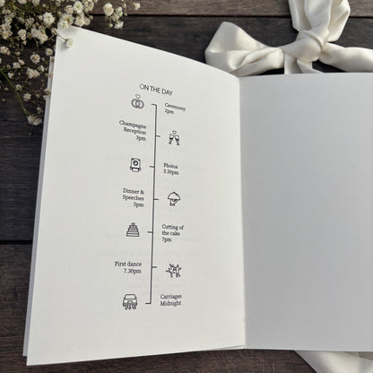 Order of Service Booklet  / Style Fiona