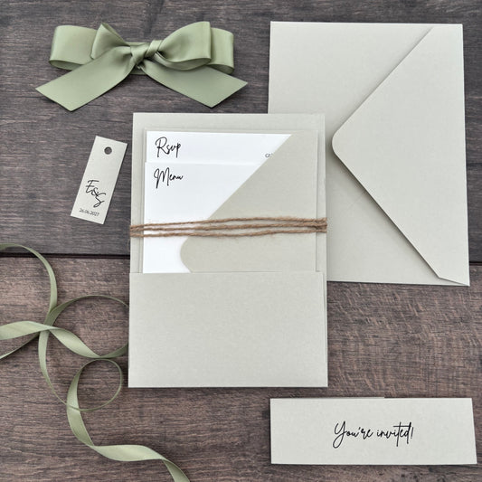 Flat Lay Style / Option of Back Pocket - Style Eva