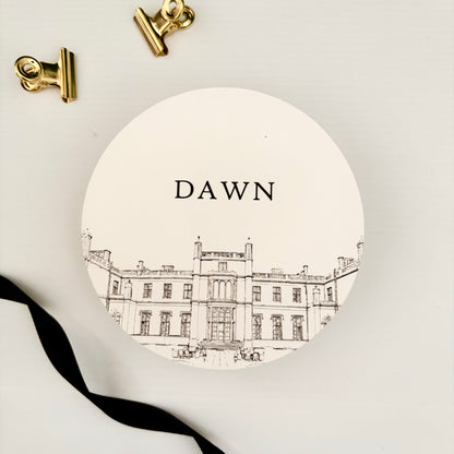 Grace Circular Place Card