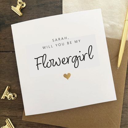 'Will you be my...' card
