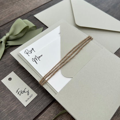 Flat Lay Style / Option of Back Pocket - Style Eva