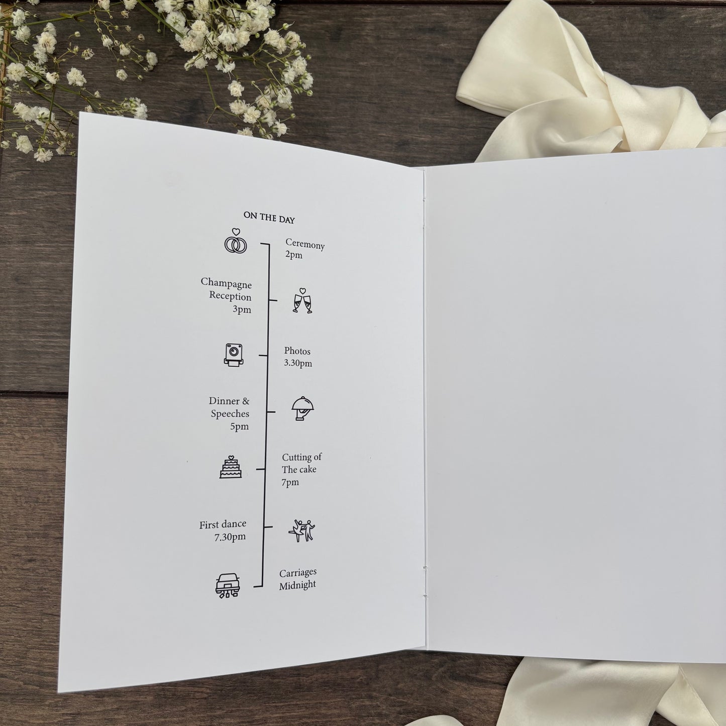 Order of Service Booklet  / Style Eva Foiled