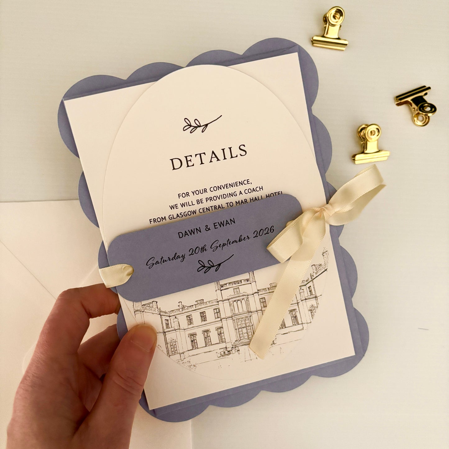 Wedding invitation card bundle