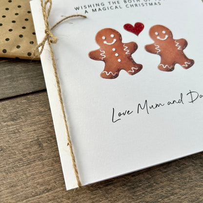 Personalised Christmas Card for a Boyfriend/Girlfriend or Couple
