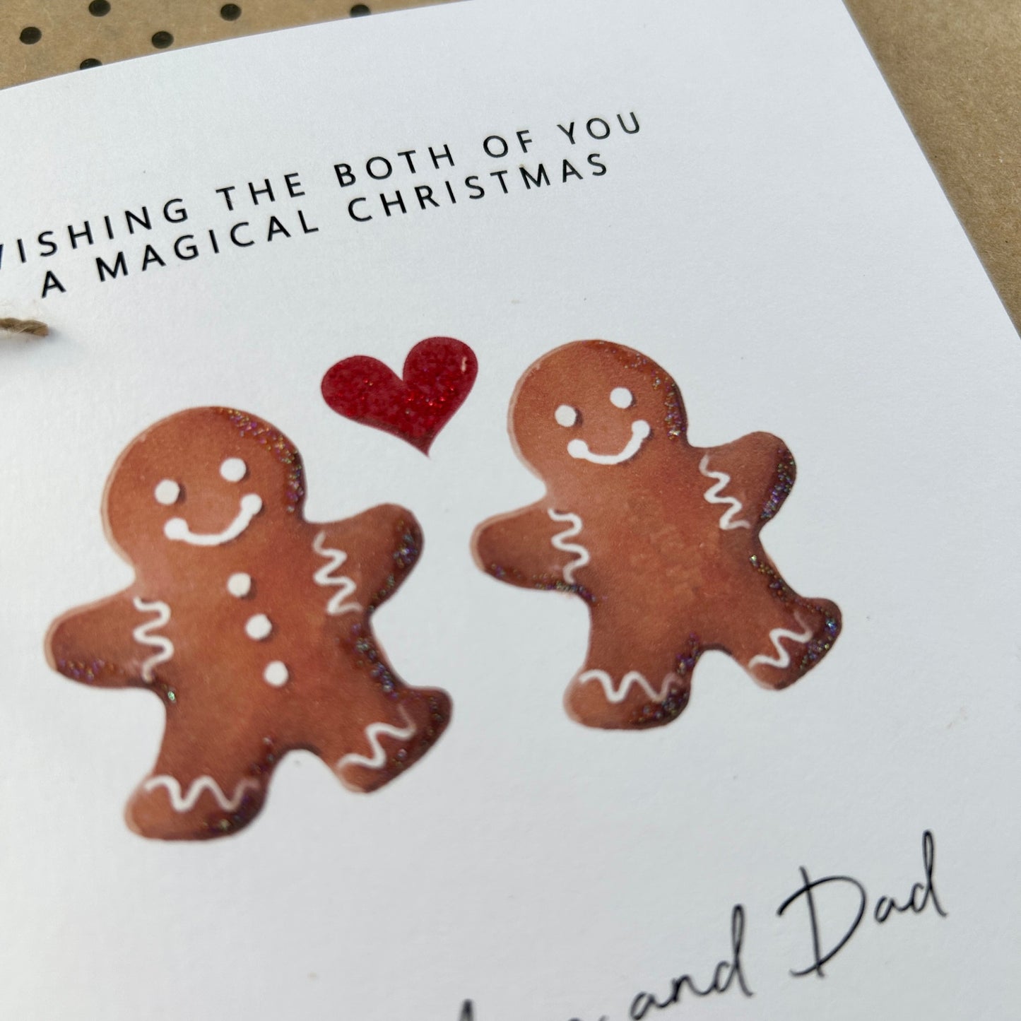 Personalised Christmas Card for a Boyfriend/Girlfriend or Couple
