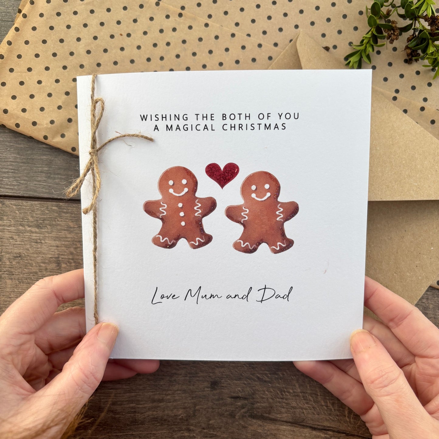 Personalised Christmas Card for a Boyfriend/Girlfriend or Couple