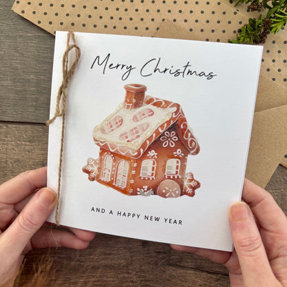 Gingerbread House Christmas Card