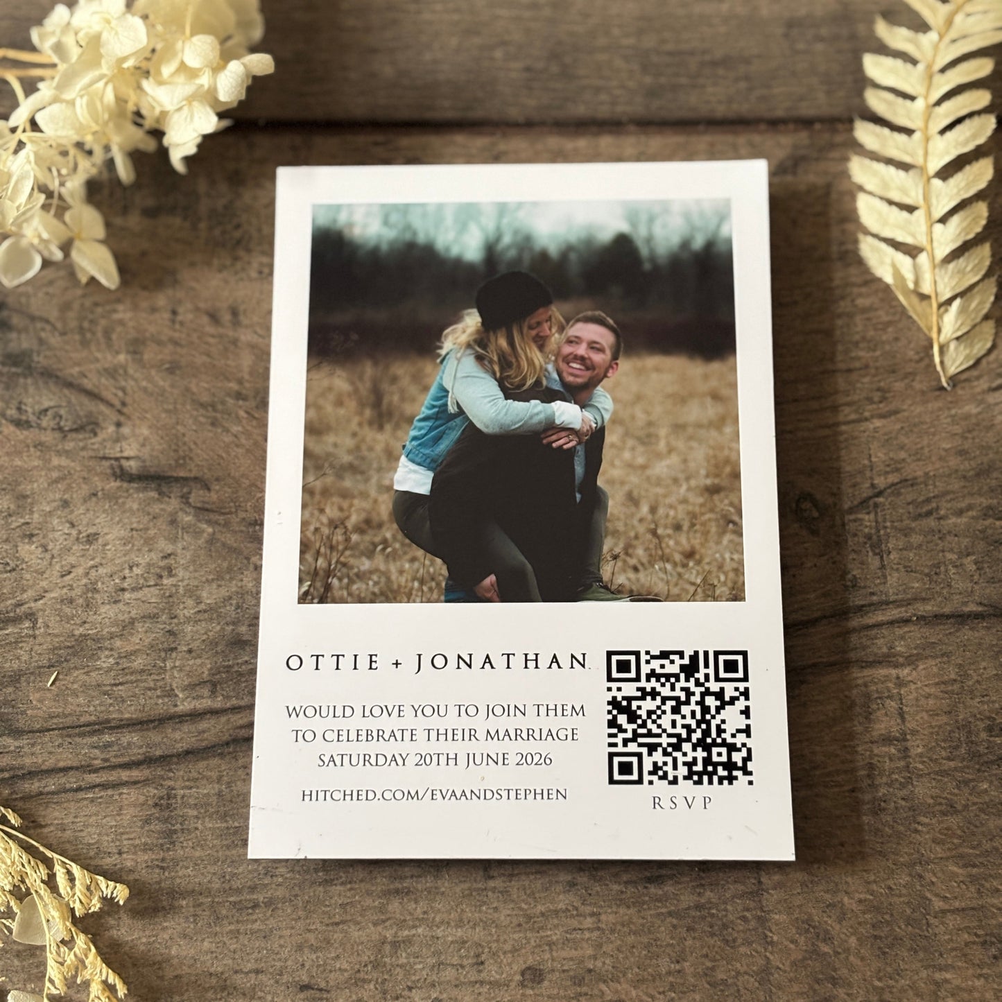 Ottie - Photo Magnetic invitation