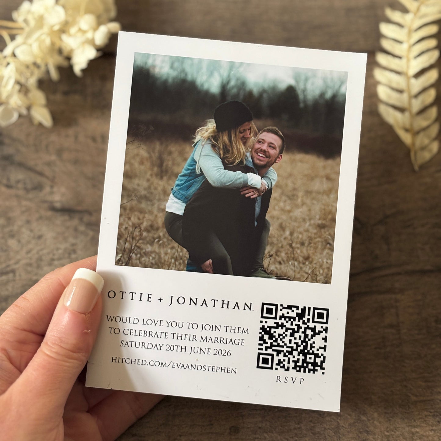 Ottie - Photo Magnetic invitation