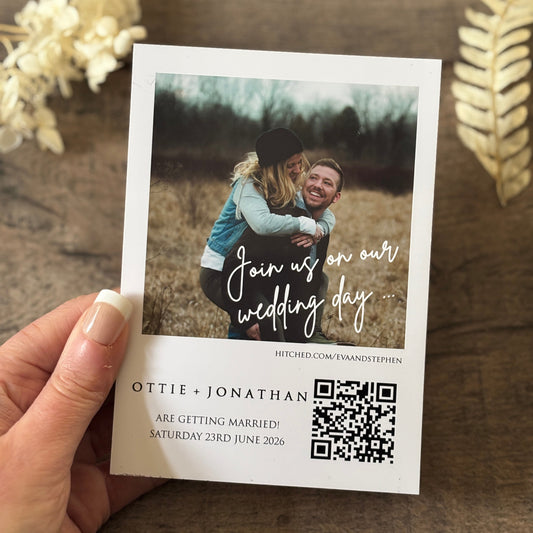 Ottie - Photo Magnetic invitation 'Join us on our wedding day...'