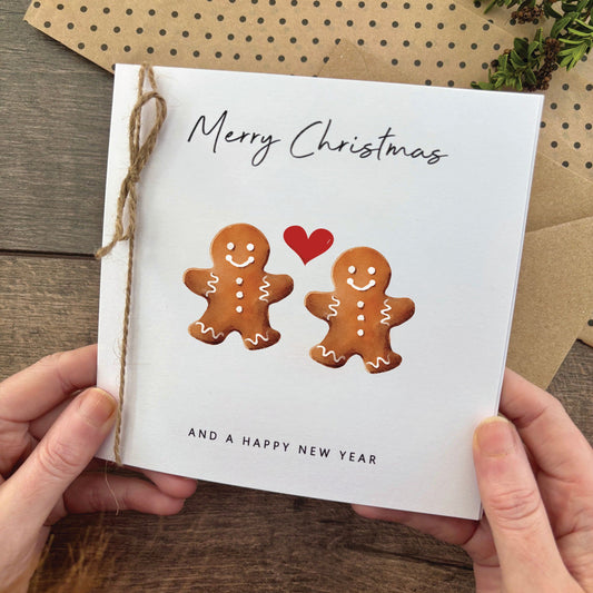 GIngerbread People Christmas Card