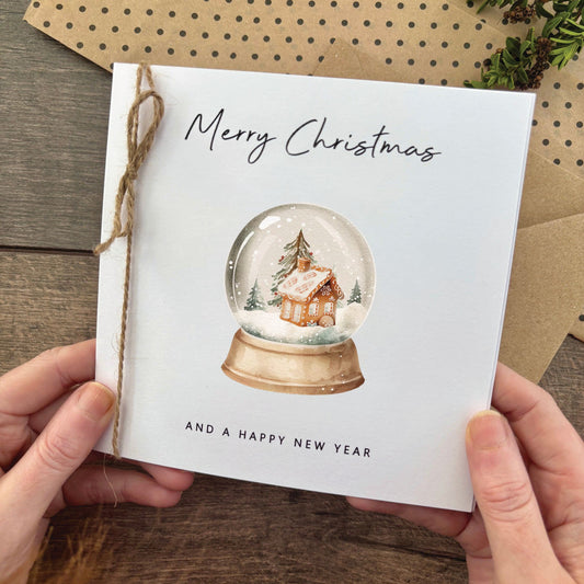 Snow Dome Christmas Card