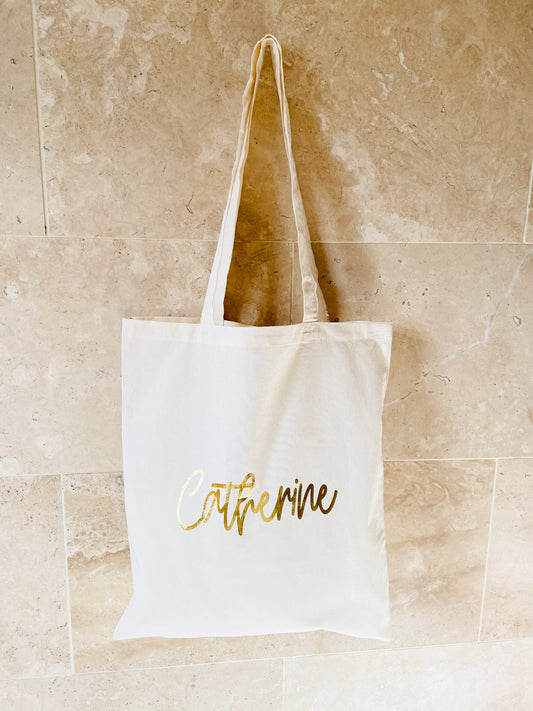 Personalised Wedding tote bag - perfect for you wedding party/bride/gift