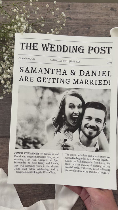 Wedding Newspapers