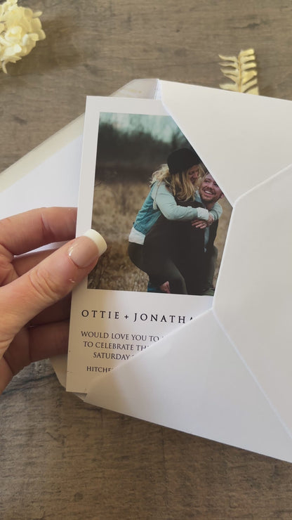 Ottie - Photo Magnetic invitation