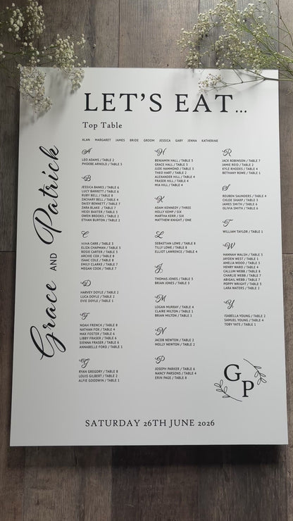 Table Plan / Style Grace