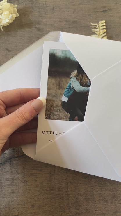 Ottie - Photo Magnetic invitation